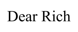 DEAR RICH trademark