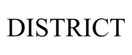DISTRICT trademark