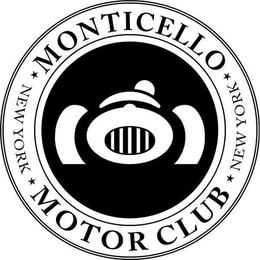 MONTICELLO NEW YORK MOTOR CLUB NEW YORK trademark