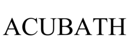 ACUBATH trademark