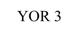 YOR 3 trademark