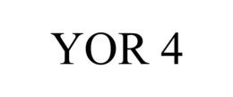 YOR 4 trademark