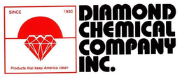 CHEMICAL COMPANY INC. SINCE 1930 PRODUCTS THAT KEEP AMERICA CLEAN trademark