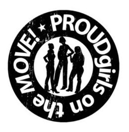 PROUDGIRLS ON THE MOVE! trademark