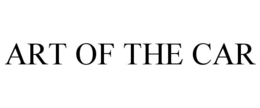 ART OF THE CAR trademark