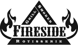 FIRESIDE GRILL SMOKER ROTISSERIE trademark