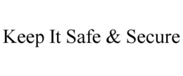 KEEP IT SAFE & SECURE trademark