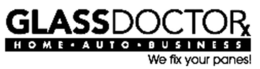 GLASS DOCTORX HOME · AUTO · BUSINESS WEFIX YOUR PANES! trademark