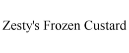 ZESTY'S FROZEN CUSTARD trademark
