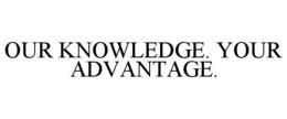 OUR KNOWLEDGE. YOUR ADVANTAGE. trademark