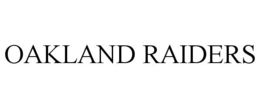 OAKLAND RAIDERS trademark