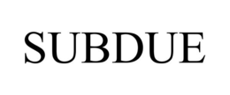 SUBDUE trademark