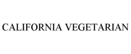 CALIFORNIA VEGETARIAN trademark