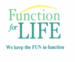 FUNCTION FOR LIFE WE KEEP THE FUN IN FUNCTION trademark
