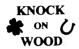 KNOCK ON WOOD trademark