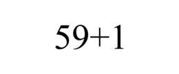 59+1 trademark