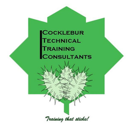 COCKLEBUR TECHNICAL TRAINING CONSULTANTS TRAINING THAT STICKS! trademark