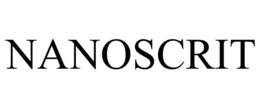 NANOSCRIT trademark