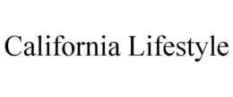 CALIFORNIA LIFESTYLE trademark
