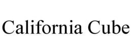 CALIFORNIA CUBE trademark