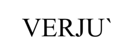 VERJU` trademark