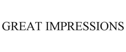 GREAT IMPRESSIONS trademark