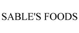 SABLE'S FOODS trademark