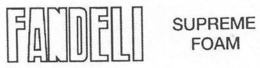 FANDELI SUPREME FOAM trademark