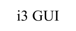 I3 GUI trademark