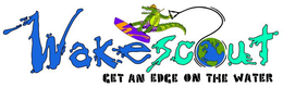 WAKESCOUT GET AN EDGE ON THE WATER trademark