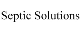 SEPTIC SOLUTIONS trademark