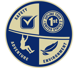 SAFETY 1ST ZIPLINE TOUR IN THE UNITED STATES ADVENTURE ENVIRONMENT trademark