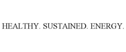 HEALTHY. SUSTAINED. ENERGY. trademark