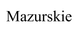 MAZURSKIE trademark