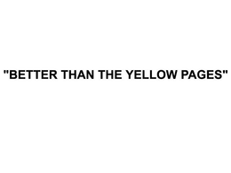 "BETTER THAN THE YELLOW PAGES" trademark