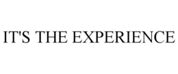 IT'S THE EXPERIENCE trademark