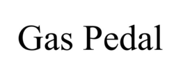GAS PEDAL trademark