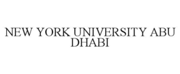 NEW YORK UNIVERSITY ABU DHABI trademark