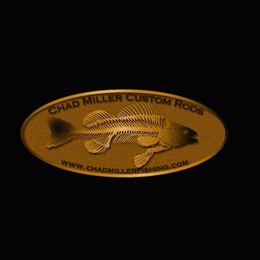 CHAD MILLER CUSTOM RODS WWW.CHADMILLERFISHING.COM trademark