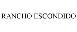 RANCHO ESCONDIDO trademark