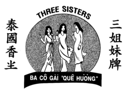 THREE SISTERS BA CÔ GÀI "QUÊ HU'O'NG trademark