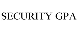 SECURITY GPA trademark