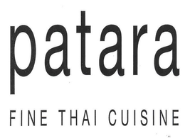 PATARA FINE THAI CUISINE trademark