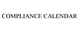 COMPLIANCE CALENDAR trademark