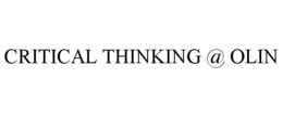 CRITICAL THINKING @ OLIN trademark