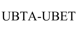UBTA-UBET trademark