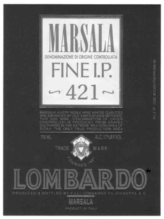 MARSALA FINE I.P. ~421~ trademark