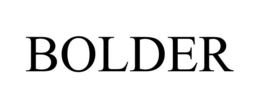 BOLDER trademark