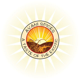 AVANI SPICES A TASTE OF THE EXOTIC trademark