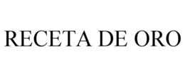 RECETA DE ORO trademark